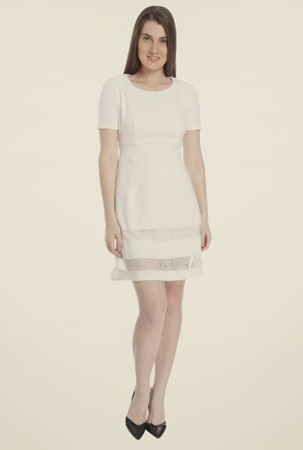 Vero Moda White A-Line Dress Vero Moda White A-Line Dress