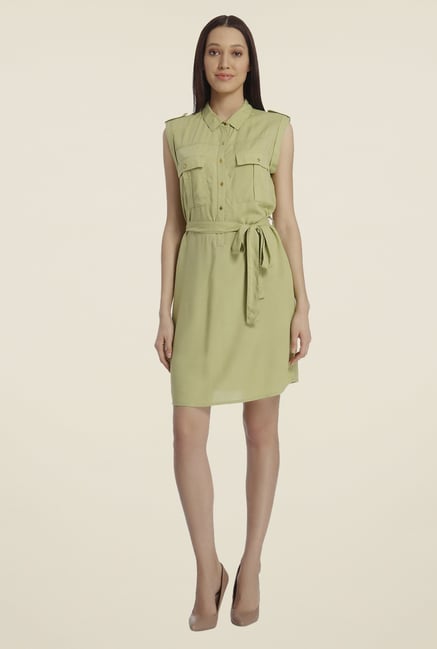 Vero Moda Green Shift Dress Vero Moda Green Shift Dress