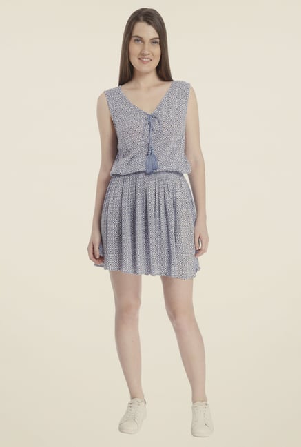 Vero Moda Blue Blouson Dress Vero Moda Blue Blouson Dress