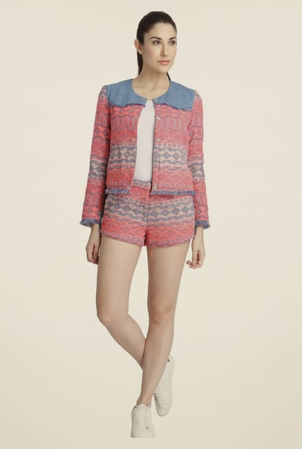 Vero Moda Coral Printed Jacket Vero Moda Coral Printed Jacket