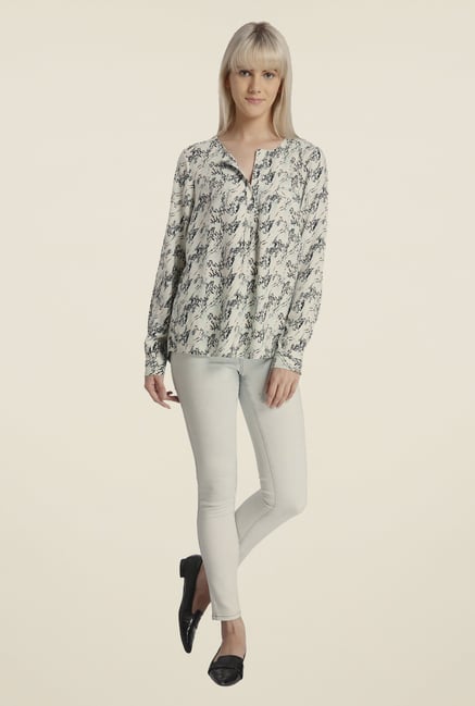 Vero Moda White Printed Top Vero Moda White Printed Top