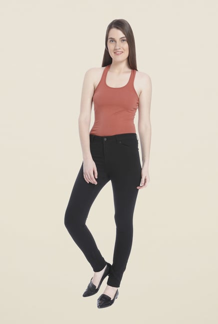 Vero Moda Black Raw Denim Jeans Vero Moda Black Raw Denim Jeans