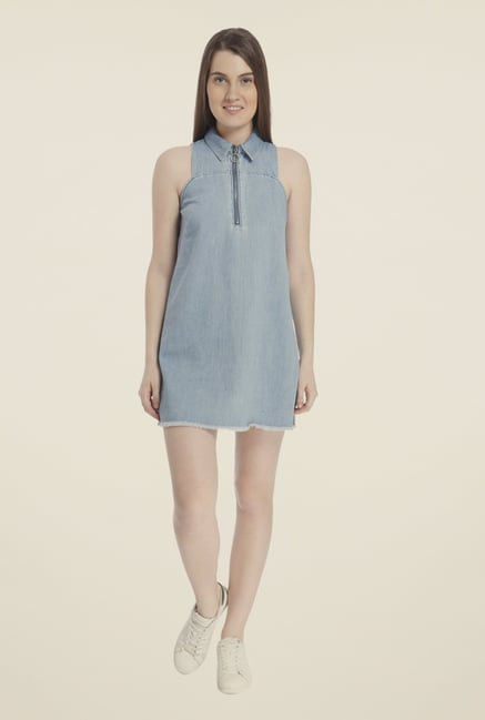 Vero Moda Blue Shift Dress Vero Moda Blue Shift Dress