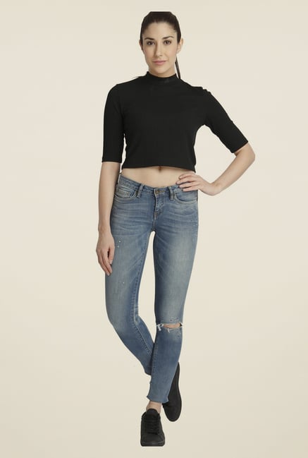 Vero Moda Blue Ripped Jeans Vero Moda Blue Ripped Jeans