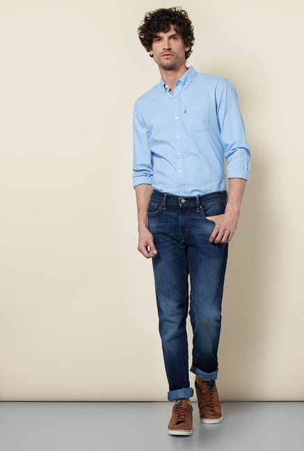 Levi's Blue Slim-fit Jeans Levi's Blue Slim-fit Jeans