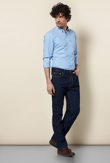 Levi's Blue Slim Straight Jeans Levi's Blue Slim Straight Jeans