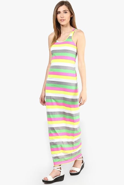 Only Multicolor Striped Dress Only Multicolor Striped Dress