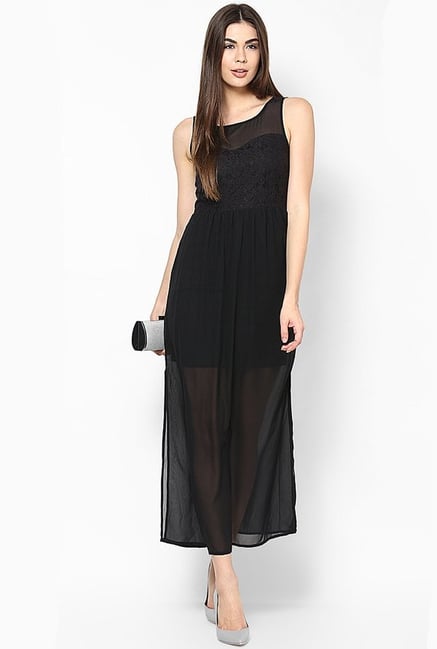 Only Black Lace Maxi Dress Only Black Lace Maxi Dress