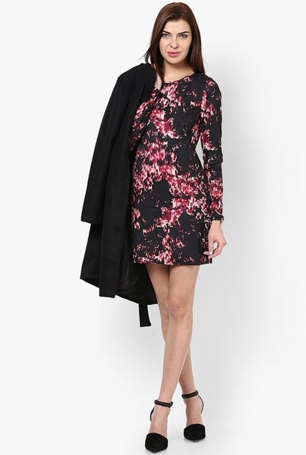 Only Black Floral Print Dress Only Black Floral Print Dress