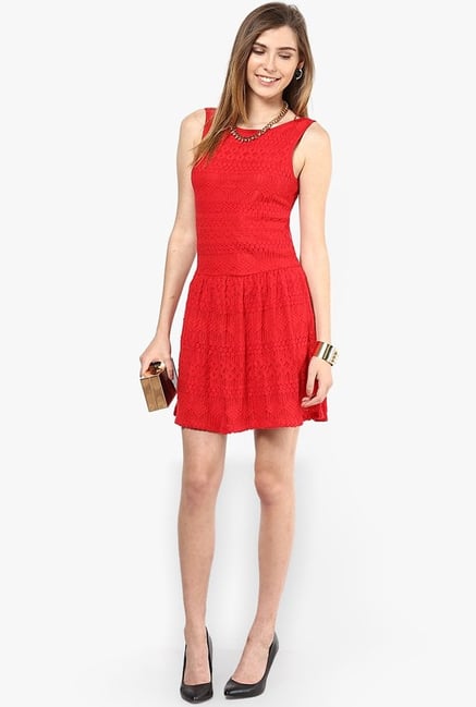 Only Red Lace Dress Only Red Lace Dress