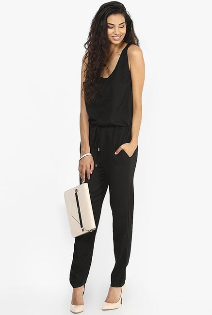 Only Black Solid Jumpsuit Only Black Solid Jumpsuit