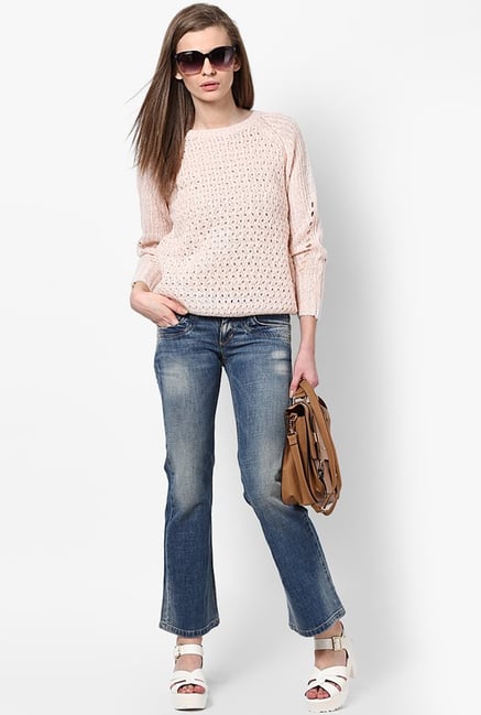 Only Blue Solid Jeans Only Blue Solid Jeans
