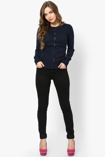 Only Black Solid Jeans Only Black Solid Jeans