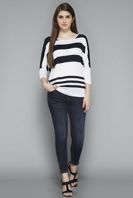 LOV by Westside White Zebra Top LOV by Westside White Zebra Top