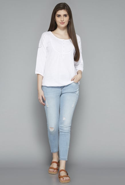 LOV by Westside White Dora Top LOV by Westside White Dora Top