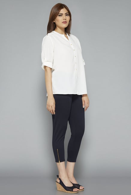 Gia by Westside White Joy Blouse Gia by Westside White Joy Blouse