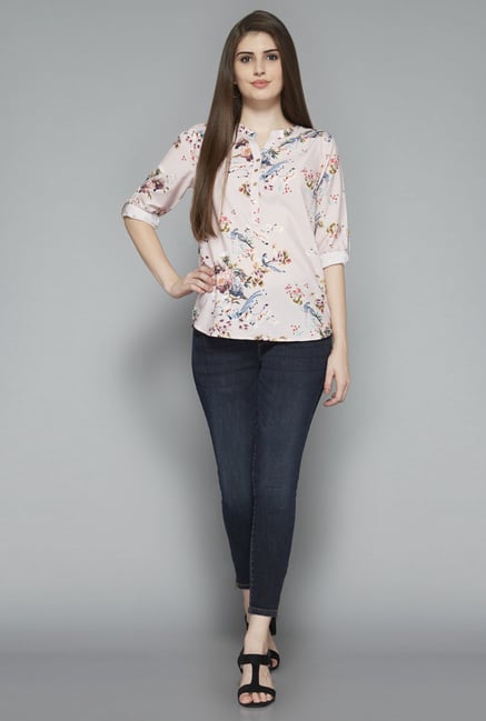 LOV by Westside Light Pink Seira Blouse LOV by Westside Light Pink Seira Blouse