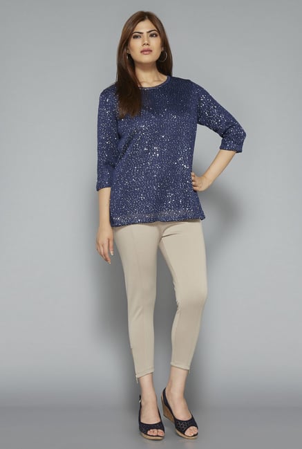 Gia by Westside Navy Lyric Knitted Top Gia by Westside Navy Lyric Knitted Top