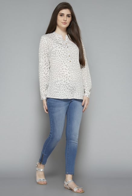 LOV by Westside Grey Keira Blouse LOV by Westside Grey Keira Blouse