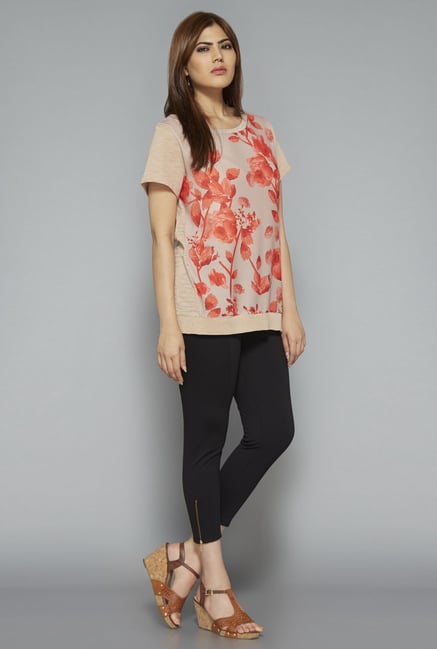 Gia by Westside Beige Greta Top Gia by Westside Beige Greta Top