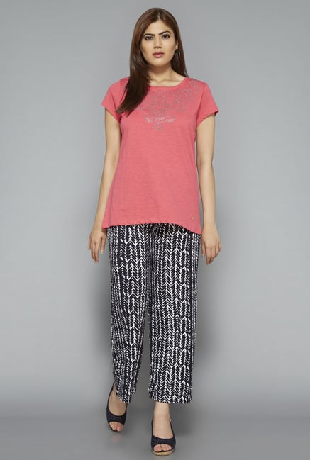 Gia by Westside Coral Abigail T Shirt Gia by Westside Coral Abigail T Shirt