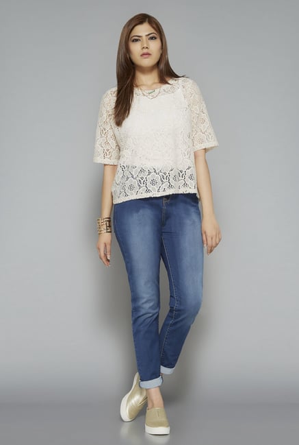 Sassy Soda by Westside Off White Julie Top Sassy Soda by Westside Off White Julie Top