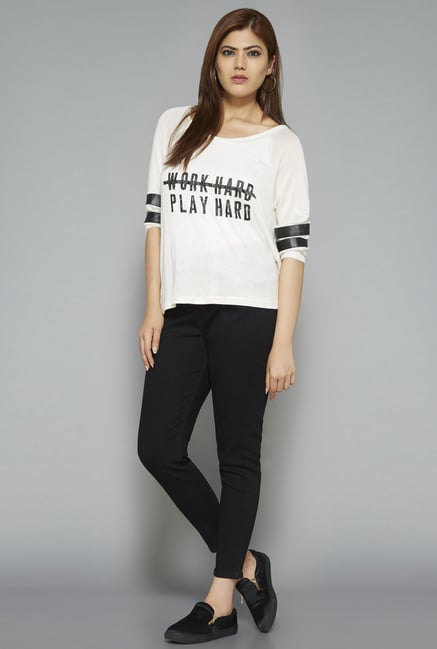 Sassy Soda by Westside White Juni T Shirt Sassy Soda by Westside White Juni T Shirt