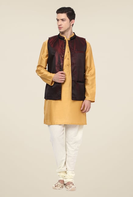Yepme Maroon Kevin Nehru Jacket Yepme Maroon Kevin Nehru Jacket