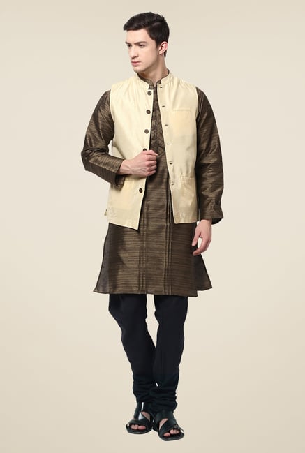 Yepme Beige Kevin Nehru Jacket Yepme Beige Kevin Nehru Jacket