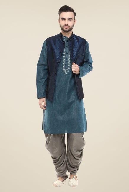 Yepme Navy Alan Nehru Jacket Yepme Navy Alan Nehru Jacket