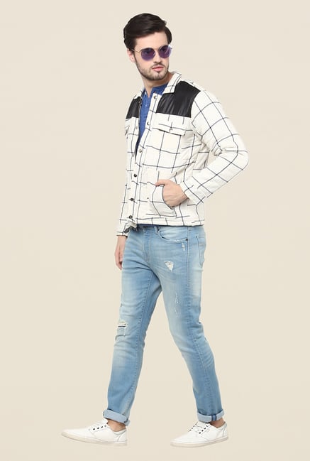Yepme White Trent Full Sleeves Jacket Yepme White Trent Full Sleeves Jacket