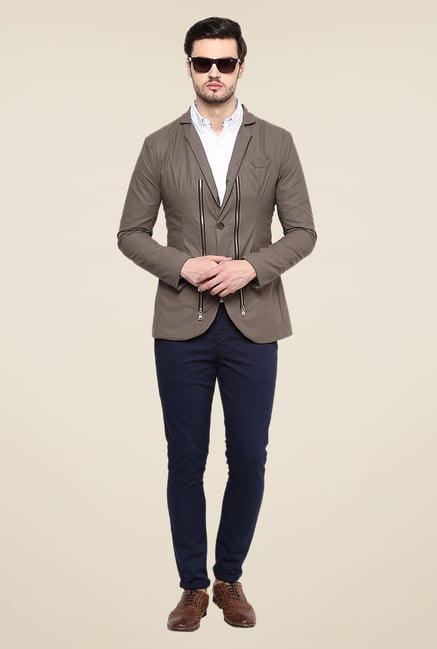 Yepme Trott Grey Party Blazer Yepme Trott Grey Party Blazer