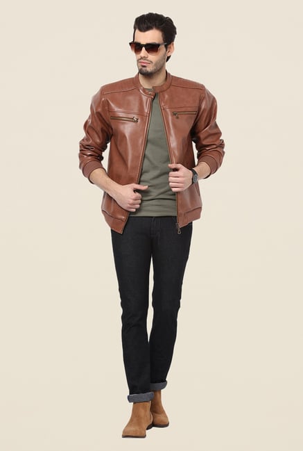 Yepme Henry Brown Jacket Yepme Henry Brown Jacket