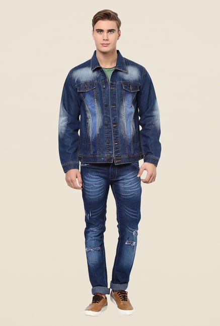 Yepme Tyler Blue Denim Jacket Yepme Tyler Blue Denim Jacket