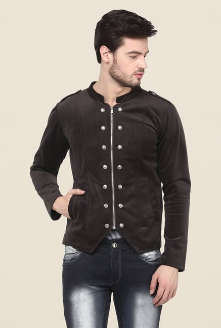 Yepme Brown Siddle Party Jacket Yepme Brown Siddle Party Jacket