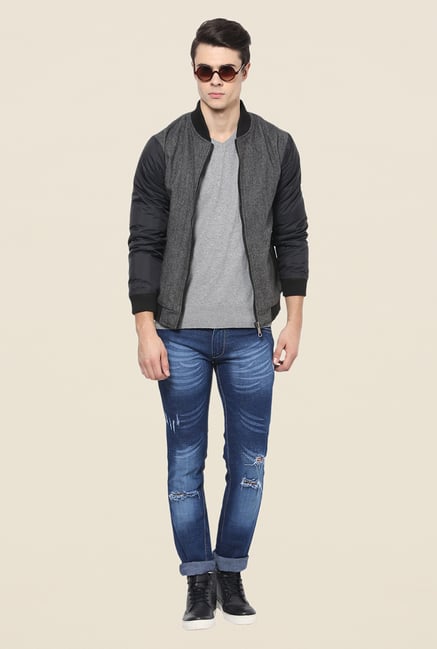 Yepme Stan Grey & Black Jacket Yepme Stan Grey & Black Jacket