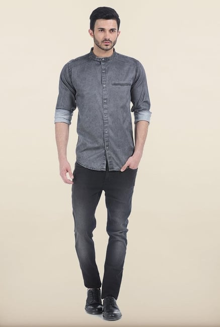 Basics Castle Rock Yarn Dyed Slim Fit Shirt Basics Castle Rock Yarn Dyed Slim Fit Shirt