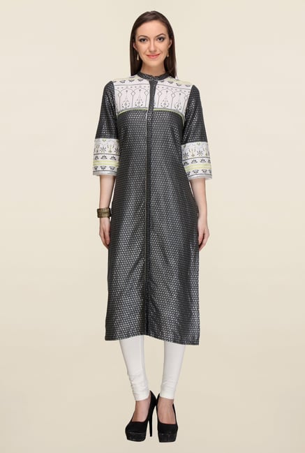 W Grey Printed Kurta W Grey Printed Kurta