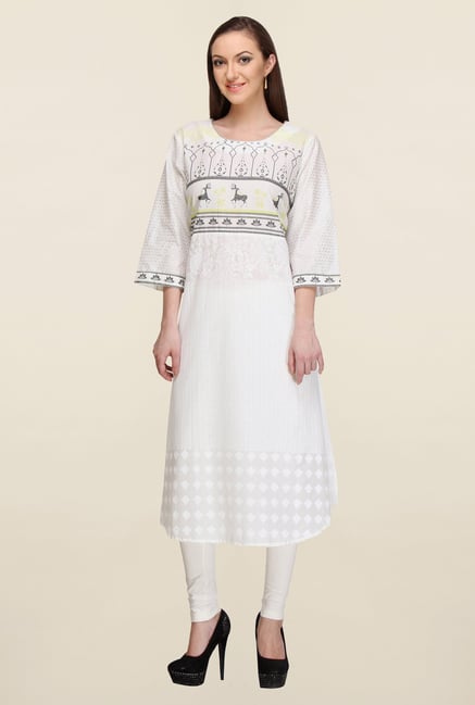 W White Printed Kurta W White Printed Kurta