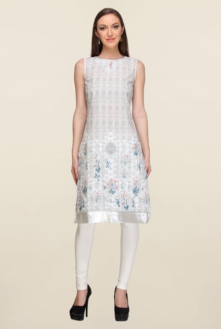 W White Printed Kurta W White Printed Kurta