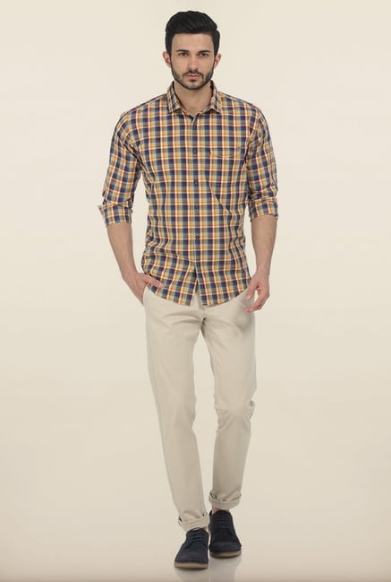 Basics Nugget Checked Slim Fit Shirt Basics Nugget Checked Slim Fit Shirt