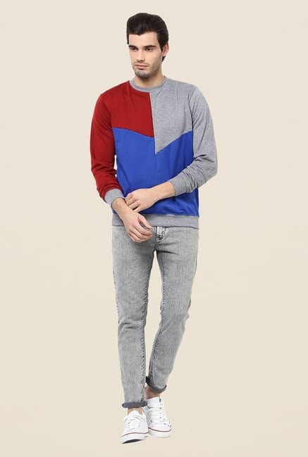 Yepme Camron Multicolor Sweatshirt Yepme Camron Multicolor Sweatshirt