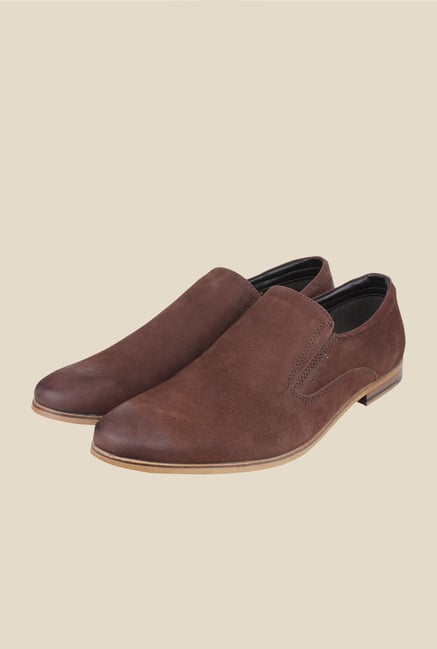Red Tape Brown Casual Slip-Ons Red Tape Brown Casual Slip-Ons