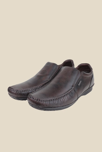 Red Tape Cocoa Leather Slip-Ons Red Tape Cocoa Leather Slip-Ons