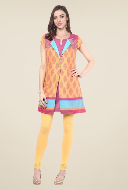 Yepme Reveri Orange Salwar Suit Set Yepme Reveri Orange Salwar Suit Set