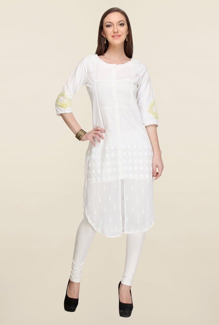 W White Printed Kurta W White Printed Kurta