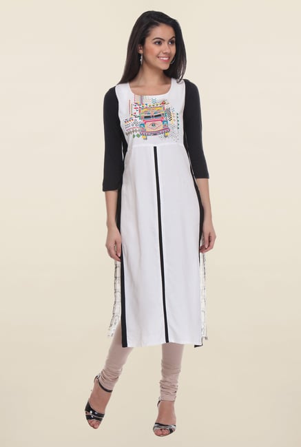 W White Embroidered Kurta W White Embroidered Kurta
