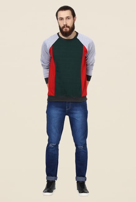 Yepme Henrik Multicolor Solid Sweatshirt Yepme Henrik Multicolor Solid Sweatshirt