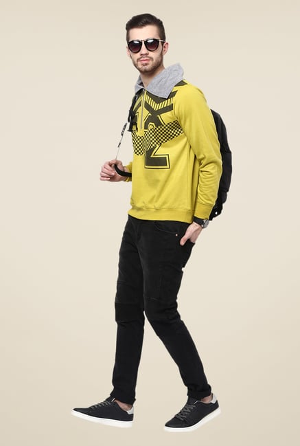 Yepme Green Graphic Print Sweatshirt Yepme Green Graphic Print Sweatshirt