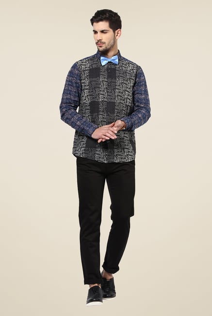 Yepme Black Davin Printed Party Shirt Yepme Black Davin Printed Party Shirt